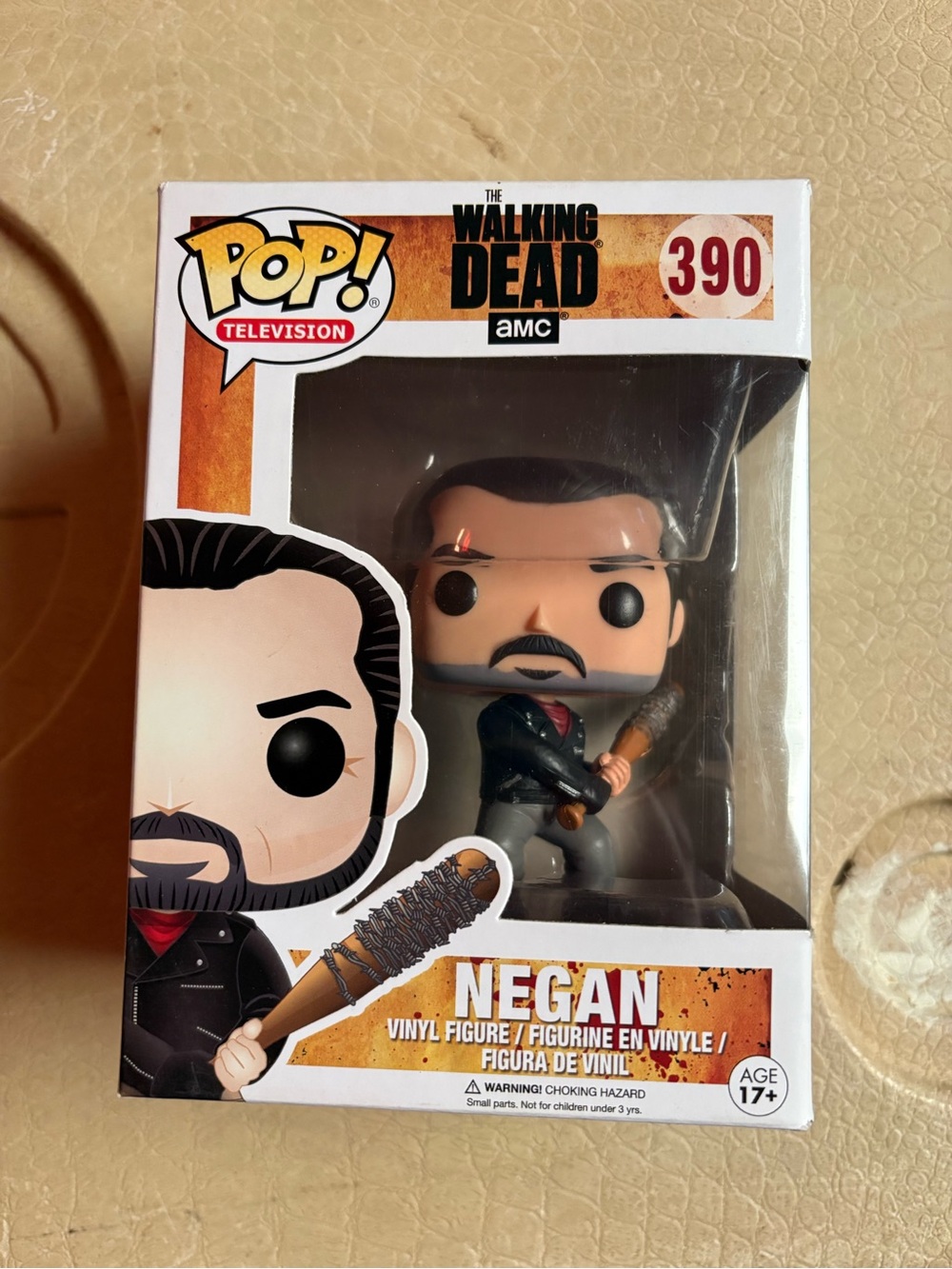 Funko Pop! The Walking Dead Negan Vinyl Figure - Black, Brown, Red